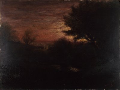 Paysage du soir - Jules R. Mersfelder